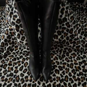 Calvin Klein Collection Black Heeled Boots